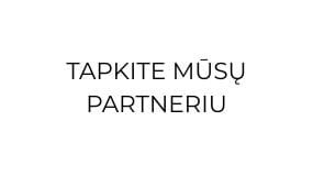 tapkite musu partneriu, draugu